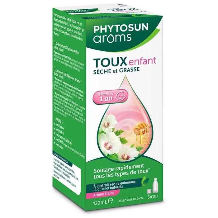Phytosun Arôms Respiration Sirop Toux Sèche et Grasse Enfant 120ml
