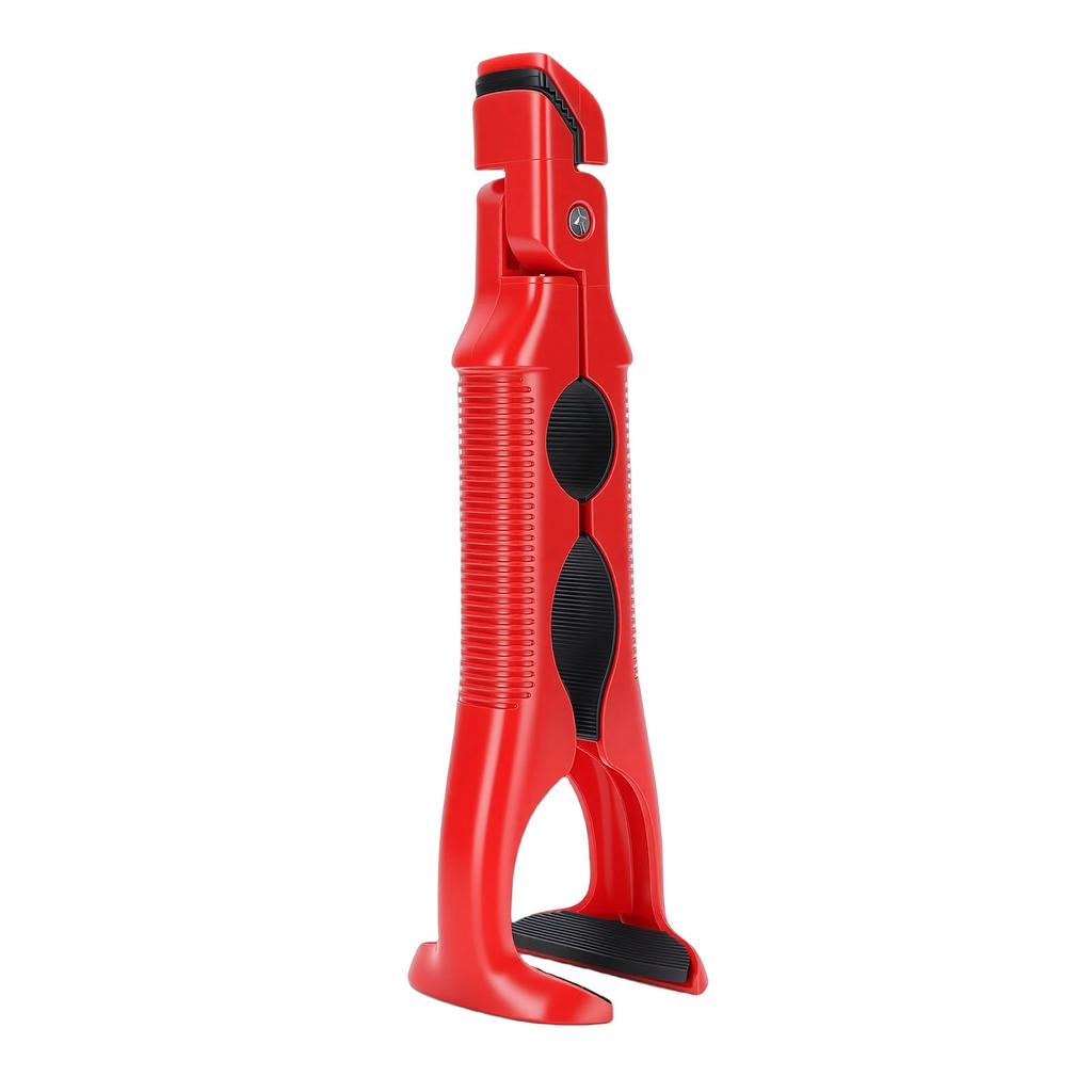 Hot Plate   3 In 1 Anti Scald Bowl Holder Clip for Dish with Can Opener Ergonomic Handle Red