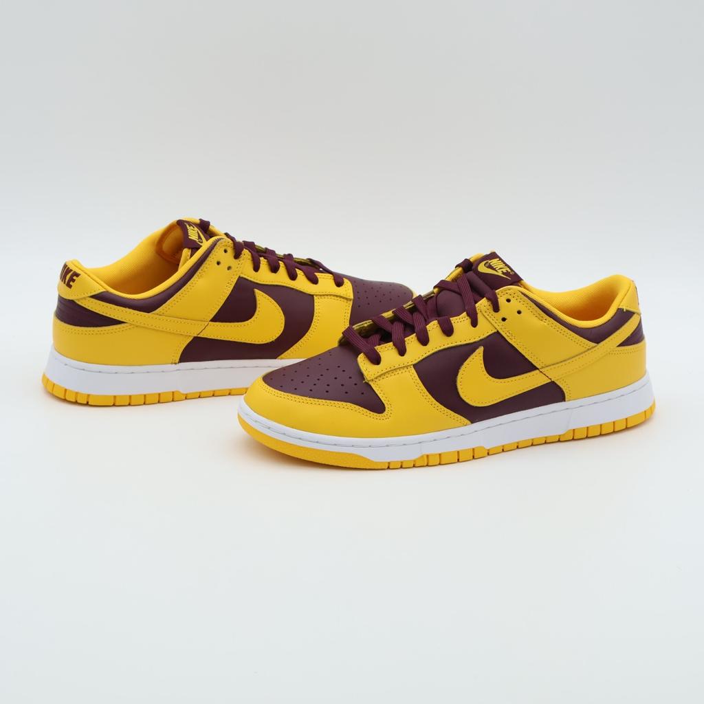 DD1391-702 Nike Dunk Low Arizona State Sun Devils Or d'Université Marron (Pour des hommes)