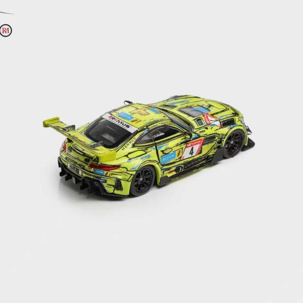 RhinoModel RM 1:64 Mercedes-Benz AMG GTS Nürburgring DTM Race Painted Alloy Car Model