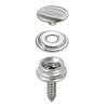 10 Sets Stainless Steel Tapping Snap Fastener Kit Tent Marine Yacht Boat Canvas Cover Tools Sockets Buttons