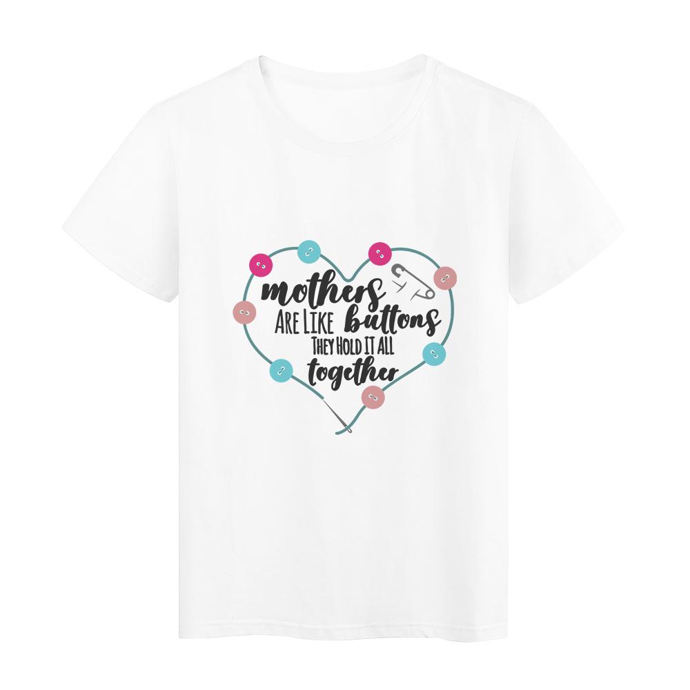 Ropa Odzież estetyczna Grunge Tshirt Kobiety Moda Matka S Dzień z nadrukiem O Neck T Shirt Harajuku