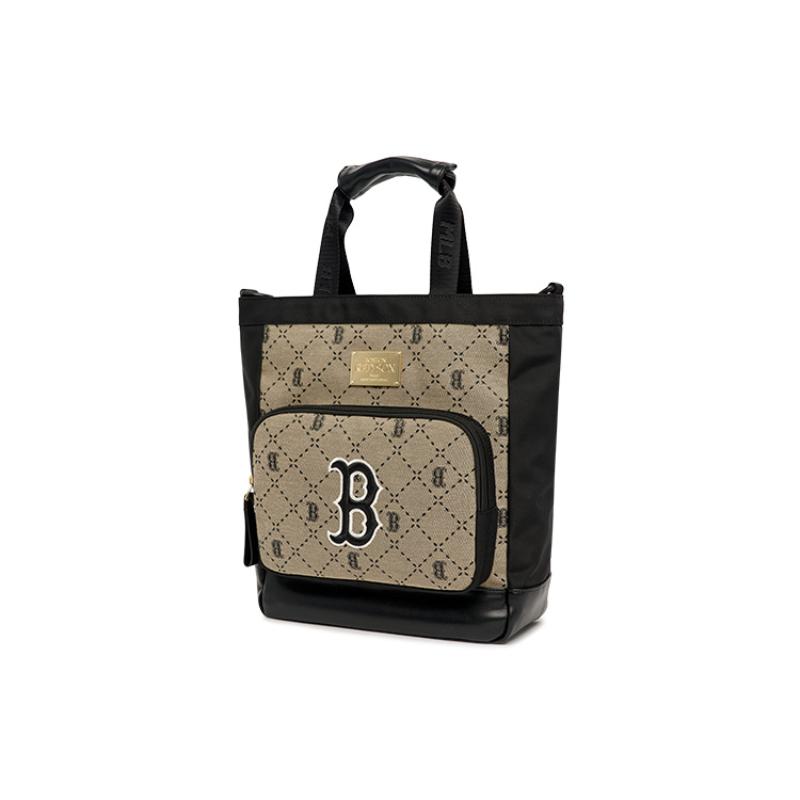 MLB Polyester Tote Bag, Shopping Bag, Shoulder Bag, Crossbody Bag, Handbag Regular Women's Umber Casual 7AUBMD13N-43BGD