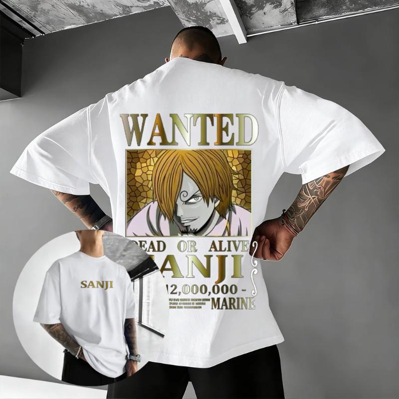 One Piece Anime Sanji T Shirt 2026 Summer Men Women Cotton Short Sleeve Graphic Tee Streetwear Casual Tops Cosplay Y2k Clothes