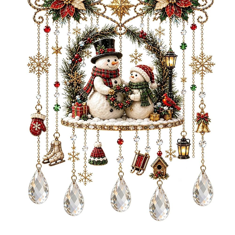 Crystal Angel Pendant Wind Chime Painted Painted Suncatcher Wind Chime Decorative Wind Chime Acrylic For Porch Festivel