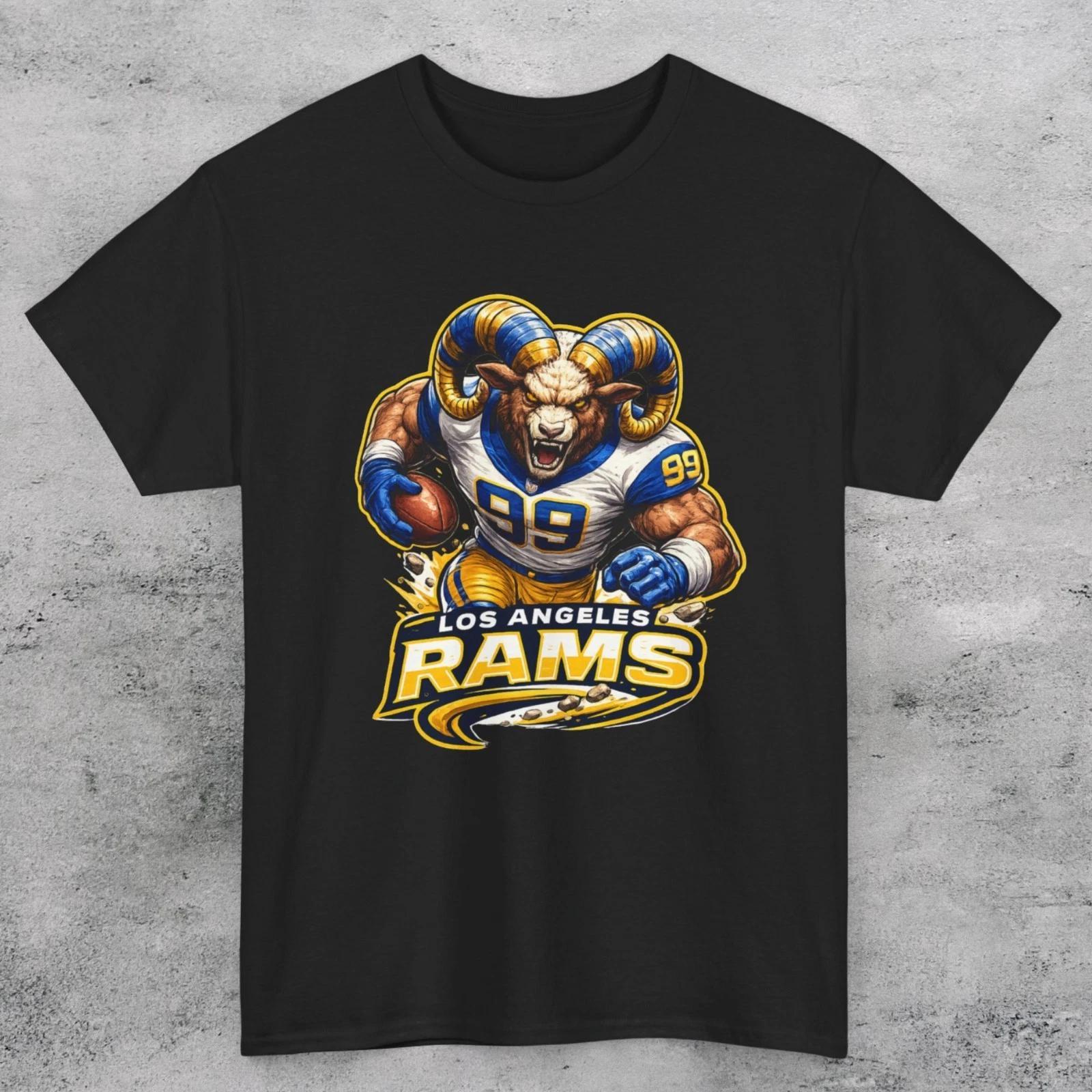 Los Angeles Rams Art Style logo Unisex T SHIRT XXXXL