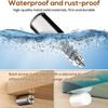 100-10PCS Cross Self-tapping Screw with Rubber Sleeve Laminate Support Home Wardrobe Cabinet Glass Hard Nonslip Partition Nails