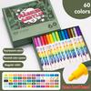 12-120 Colors Acrylic Paint Markers Pens For Fabric Rock Painting Markers Paint Pen Ceramic Glass Canvas DIY Art Making Supplies