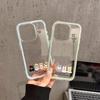 Simple Four Puppies and Kittens Are Suitable for Apple iPhone16/17 Mobile Phone Case 14 Cute 15 2-in-1 12/13