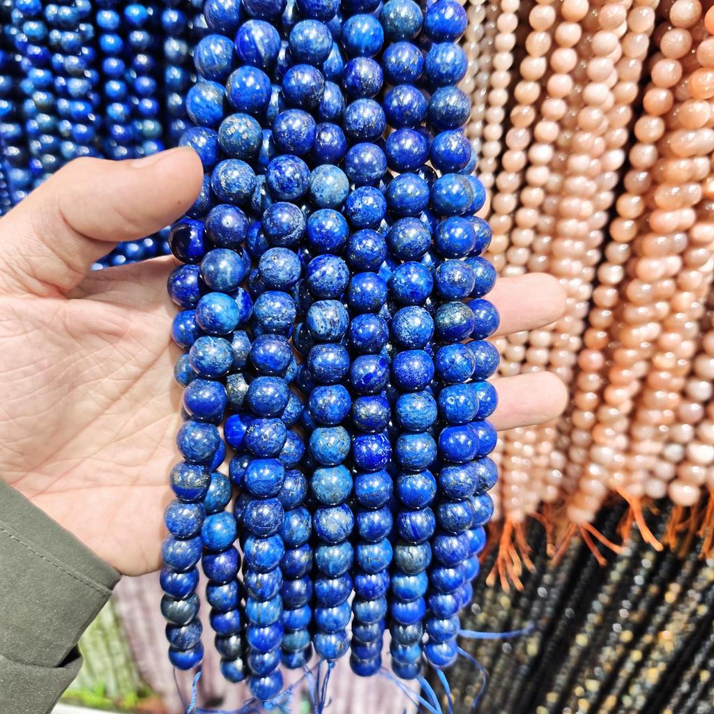 Blue Series Aquamarine & Blue Lace Agate Natural Stone Beads for DIY Jewelry