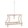 Pet Parrot Toy Wooden Climbing Swing Ladder for Birds Hamster
