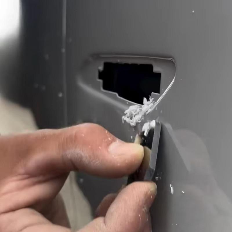 Auto Polierpunkt Reparatur Schaber für Lackentfernung Folienreinigung Harte Oberfläche Flecken Staubbehandlung Absackender Lackentfernung