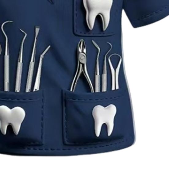 Yousheng Nurse Uniform Shape Decoration Flat Acrylic Hanging Ornament Keyring Pendant Gift for Nurses Doctors Car Bag Decoration