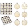 Palline di Natale 616 Set Regalo - Decorazioni da Appendere Verniciate Galvanizzate