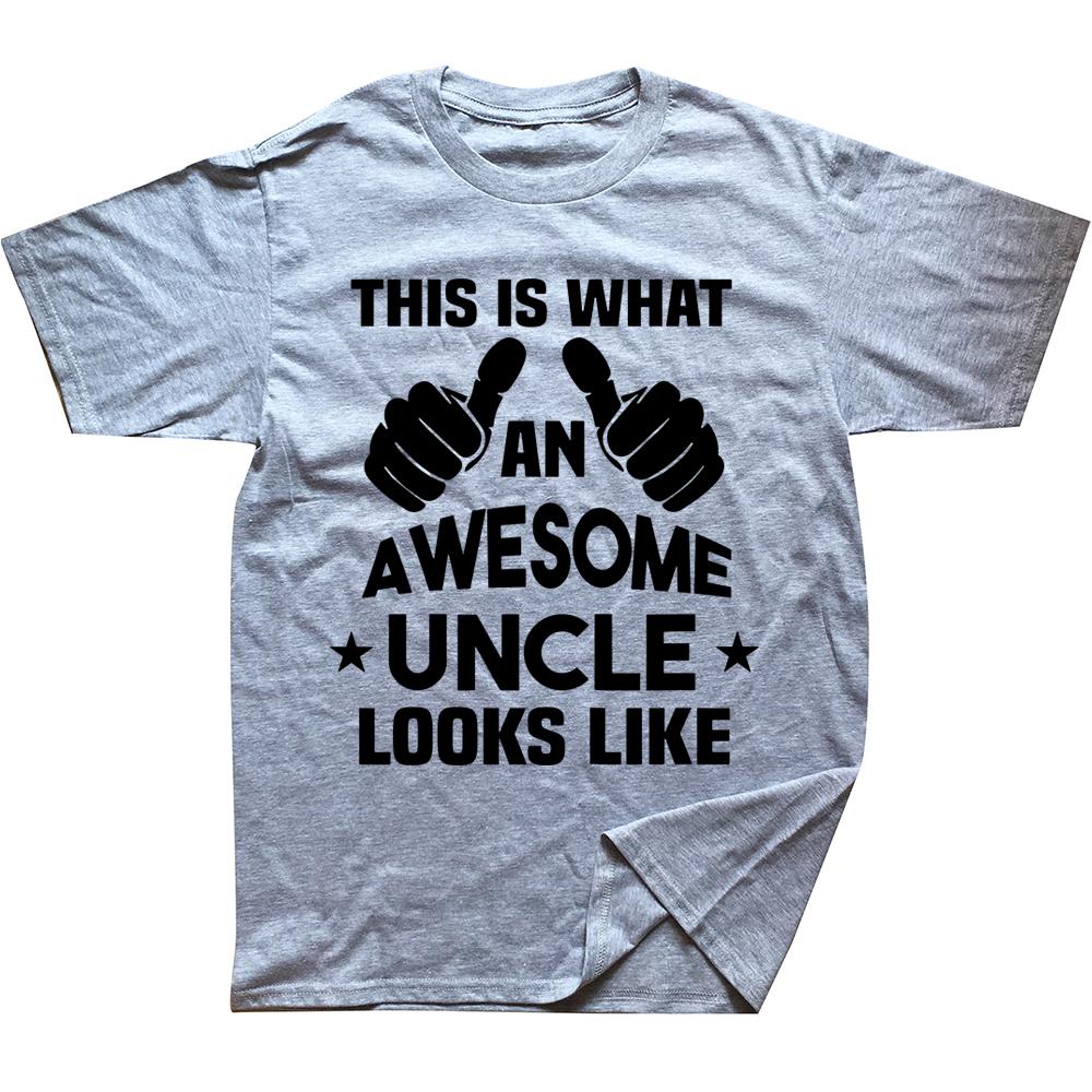 

This Is What An Awesome Uncle Looks Like T Shirts Graphic Cotton Streetwear Short Sleeve Birthday Gifts Summer Style Tshirt S