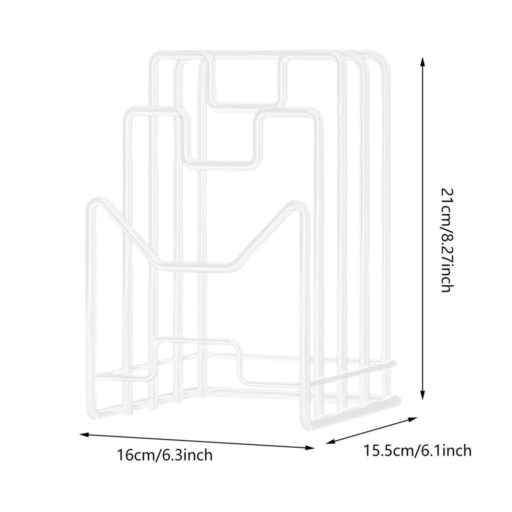 Cutting Board Storage Rack Pot Lid Holder for Plate Cutting Board Restaurant