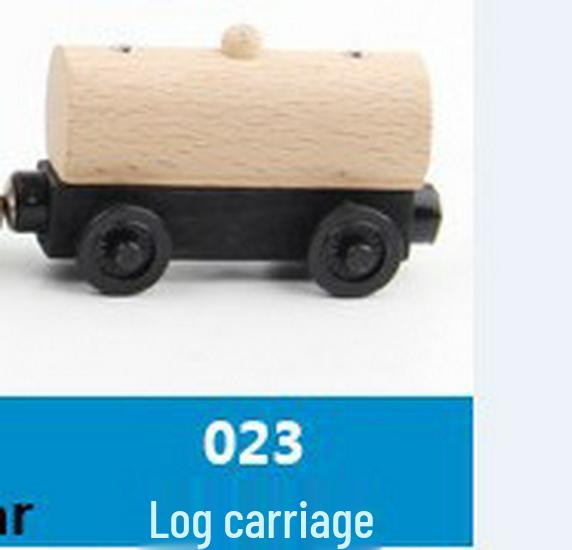 Wooden Magnetic Train Set for Kids - 30-Piece Track & Carriages Toy