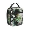 MHA Insulated Lunch Bag Large Japanese Anime Reusable Thermal Bag Tote Lunch Box College Travel Men Women