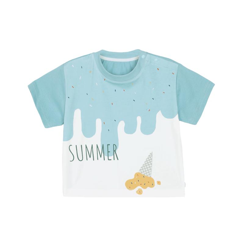LUSON Baby Boy Graffiti Cartoon Short Sleeve Tee