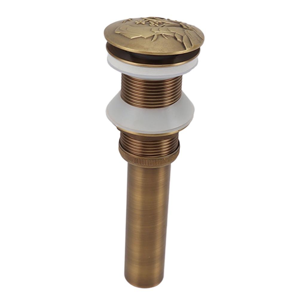 Brass Sink Drain Stopper Without Overflow Basin Drain Filter Elegant Drain Stopper Wash Basin