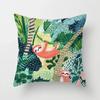 Animal Forest Throw Pillows Cushion Cover Tropical Palm Plant Flower Bohemian Pillow Decorative Pillowcase for Sofa Pillowcover