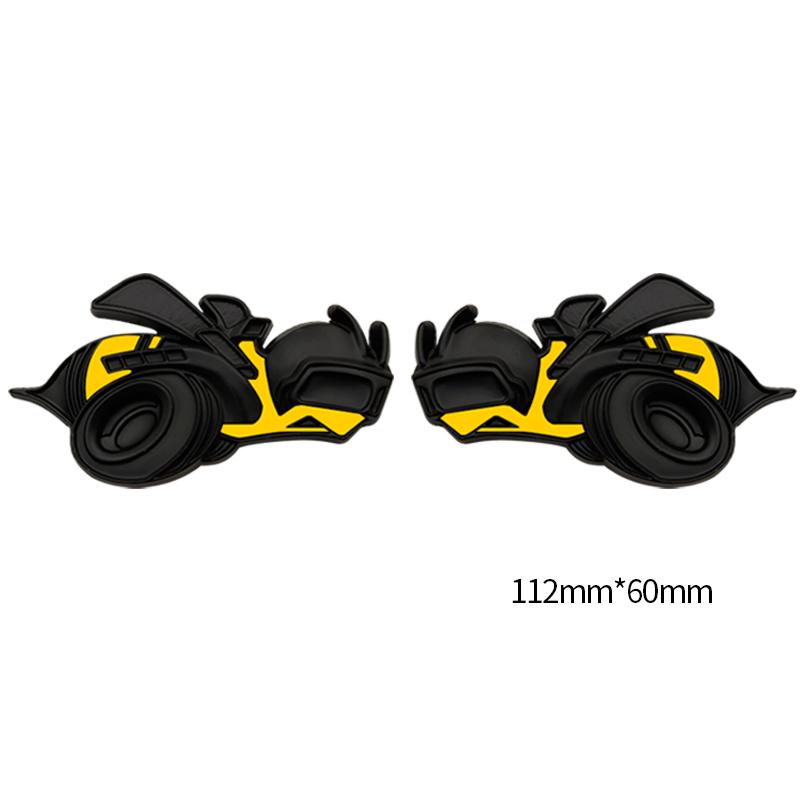 

Metal 3D Car Sticker Bumblebee Emblem Badge Decals for Charger SRT8 SRT4 6.4 Caravan SRT Durango Ram Accessories