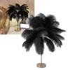 Decorative Table Lamp 30PCS Feathers USB Rechargeable Light Touch Control Desk Light Built in Battery