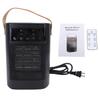 1500W Portable Desk Heater with Digital Display, Home Electric Space Heater with PTC Ceramic Fast Heating, 20 45