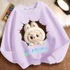 Children's Fashion Sweatshirts for Spring and Autumn, Long-sleeved Loose Sweatshirts for Boys and Girls