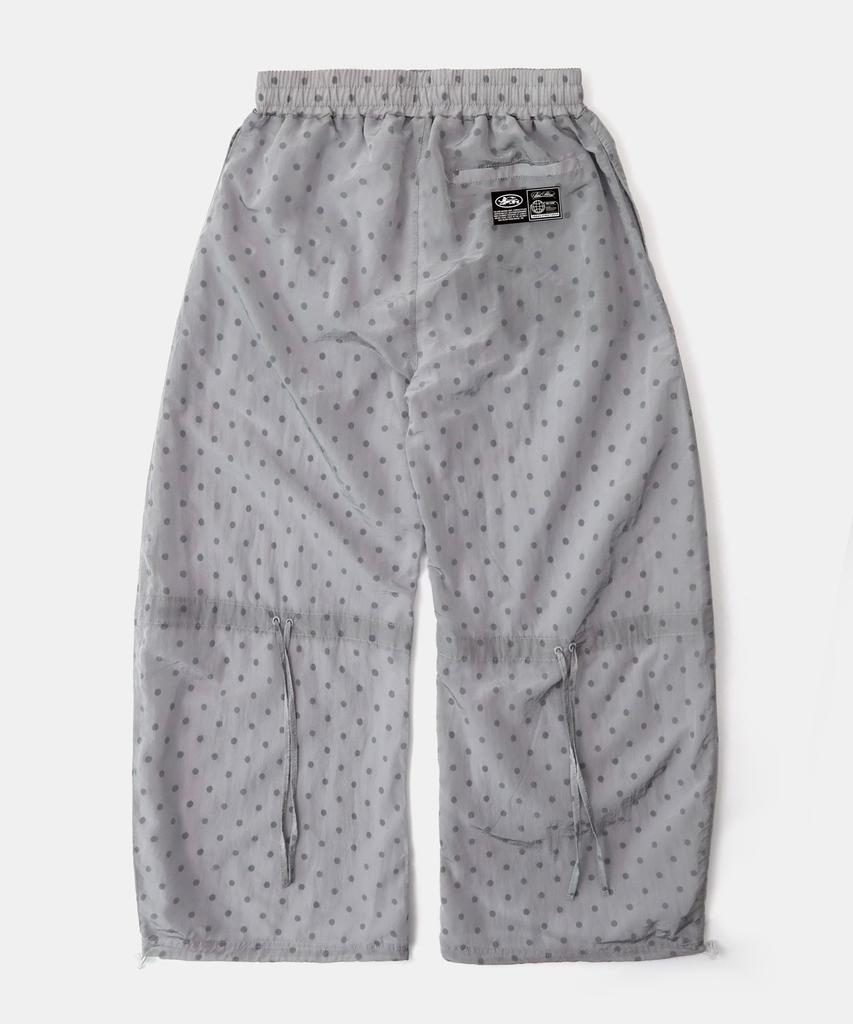 BADBLOOD Mystic Nylon Reflective Joggers - Gray Dot