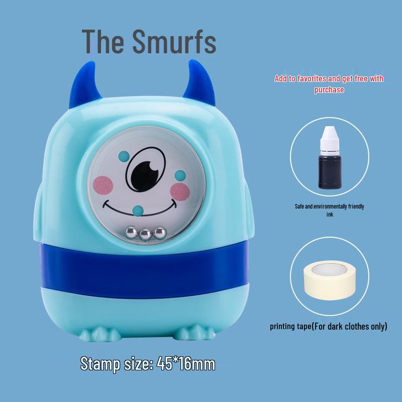 Personalized Name Stamps for Kids - Durable and Washable Name Clothing Stamps for Kindergarten Use