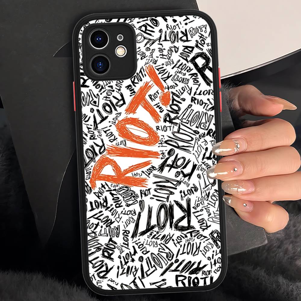 Red Hot Chili P-Peppers Band Matte Protective Case For IPhone 16 15 14 13 12 11 Pro Max X XS MAX Protection Case