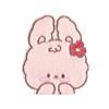 6 Pcs Cartoon Rabbits Iron On Patches Applique Patches Animal Repair Patches Embroidery Patches for Clothes Decoration