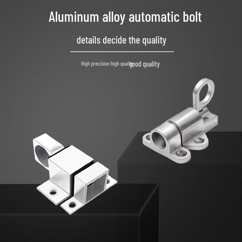 Automatisk fjäderbelastad bultlås för dörr och fönster i aluminiumlegering