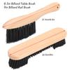 Pool Table Cleaning Tool Kit Wooden 8.5in Billiard Table Brush 9in Billiard Rail Brush