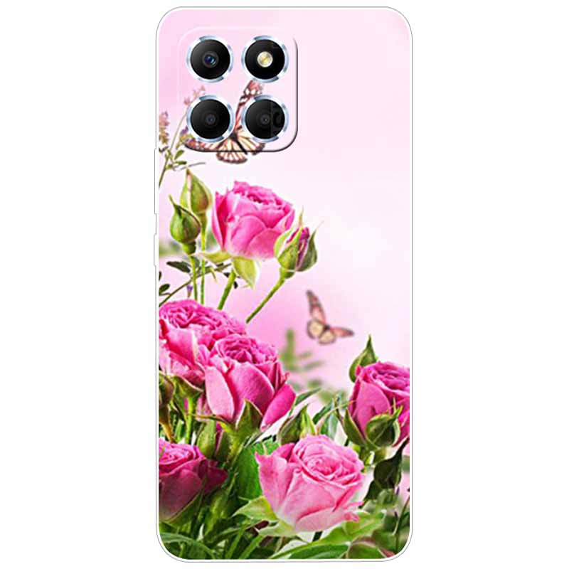 Soft Case For Honor X6 2022 Covers Para Silicon Print Marble TPU Clear Phone Coque for Huawei Honor X6 4G Transparent Bumper X 6