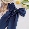 Hairpin Bright Color Large Bow Decor Hair Clip Women Lightweight Hair Accessories Daily Party Wedding Use