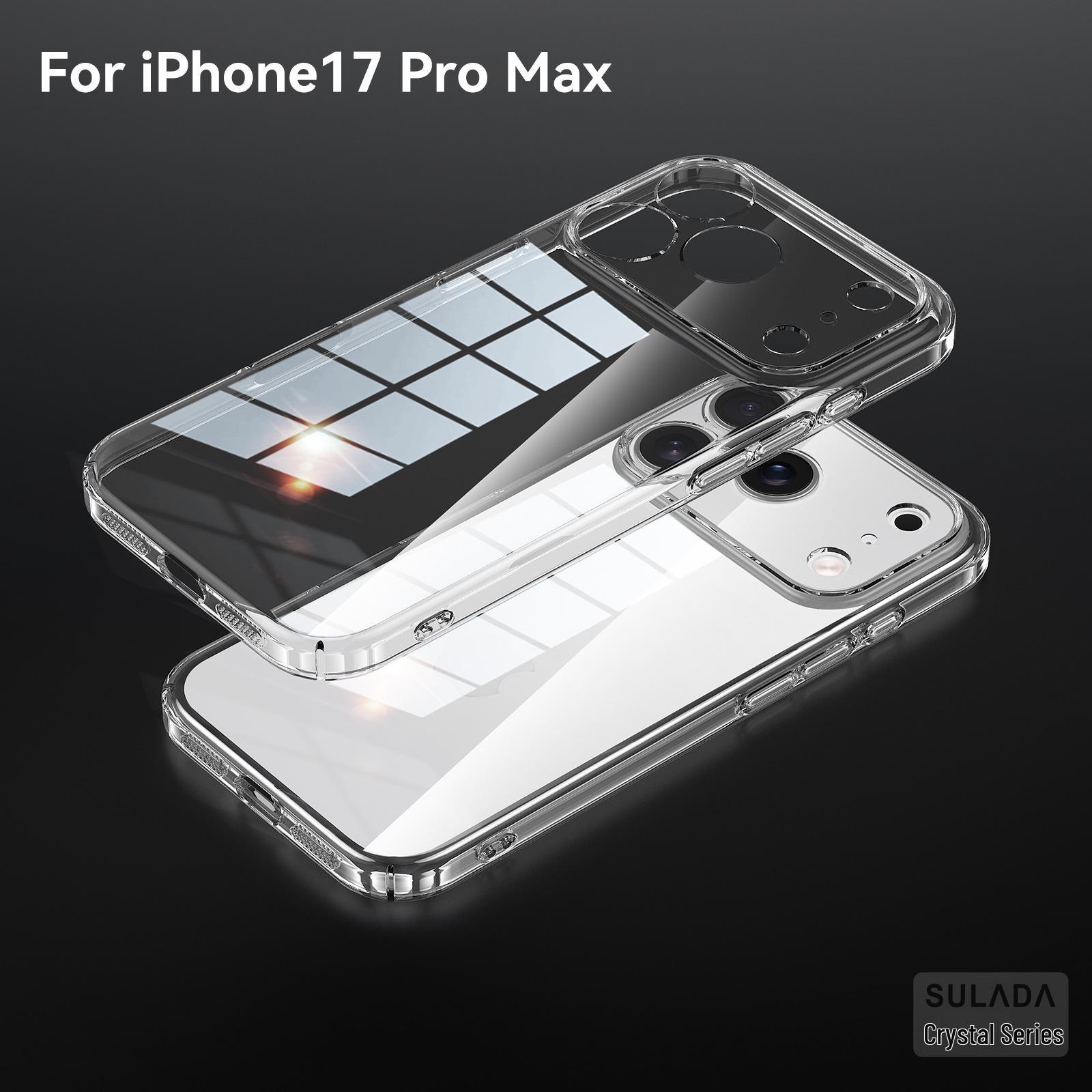 iPhone 17 Pro Max Crystal Clear Magnetic Protective Case iPhone 17 Air