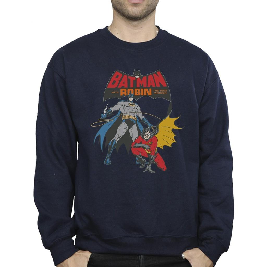DC Comics Mens Batman And Robin Sweatshirt