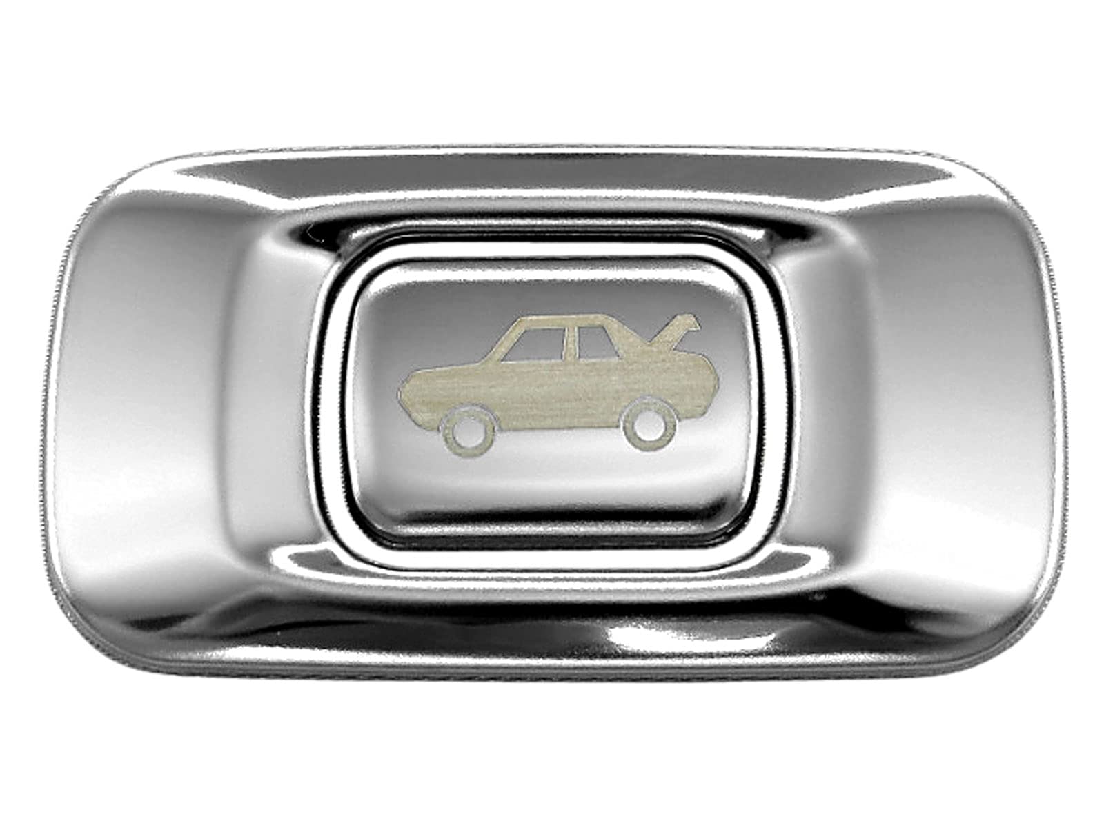 

BRIGHTZ Crown ARS220 Ultra Mirror Stainless Steel Plated Trunk Opener Switch Cover, 2 PC [INT-ETC-465] ARS S220 220