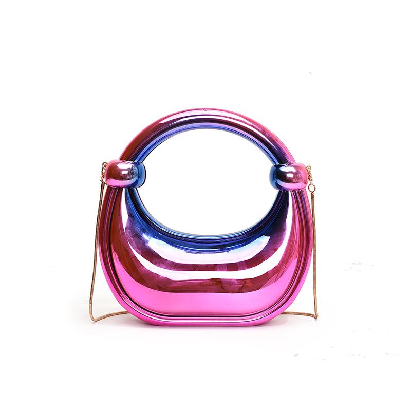 Women's bag spring new exquisite small fresh acrylic candy color women's dinner bag chain shoulder messenger bag