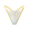Women's Sexy Peacock Thong Low-Rise Translucent Mesh Lace Panties European Size S-L