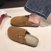 Women's baotou half-drag wearing new spring fishing thick-bottomed heightening cool slippers