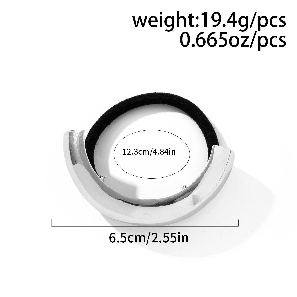 

Новая шпилька для волос персонализированная литая блестящая веревка для волос простая, сохраняющая цвет износостойкая резинка для волос аксессуары для волос для женщин