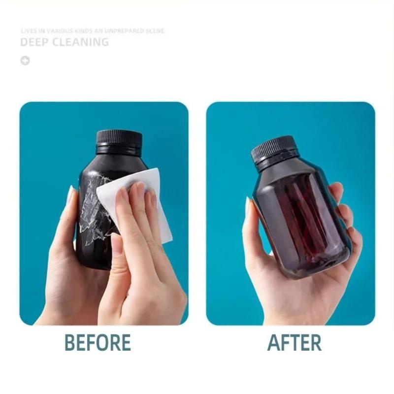 One-Time Tape Removal Wet Wipes - Suitable for Double-Sided Tape, Foam Glue, Easily Remove Adhesive Marks On the Surface