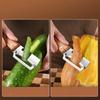 Stainless Steel Peeler With Wooden Handle For Peeling Slicing Fruits Vegetables Durable Smooth Operation Kitchen Specific Peeler
