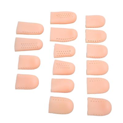 Ditalini in Silicone Morbidi Resistenti all'Usura Design con Foro Protezioni per Dita in Silicone Copridita