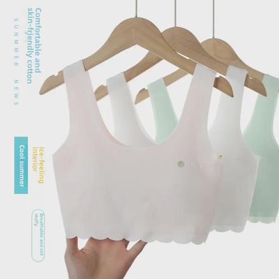 Ice Silk Youth Bra - Seamless Underwear for Junior & High School Girls