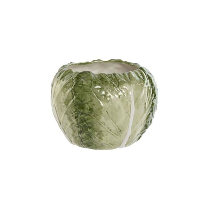 Bol en grès - Home ESPRIT - Vert - 19,5x19,5x14 cm - Multicolore - Décoratif - Vaisselle de service