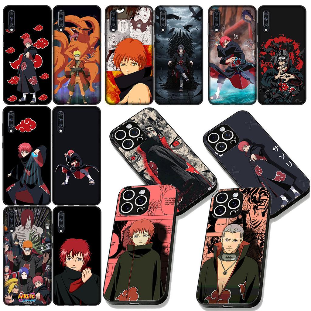 Sasori Narutos Itachi Uchiha Casing Cover for Samsung Galaxy S22 S21 S20 FE Ultra Plus A35 A36 A37 A33 A34 A04 A71 Phone Case